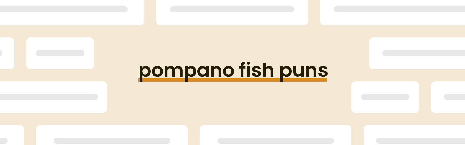 pompano-fish-puns