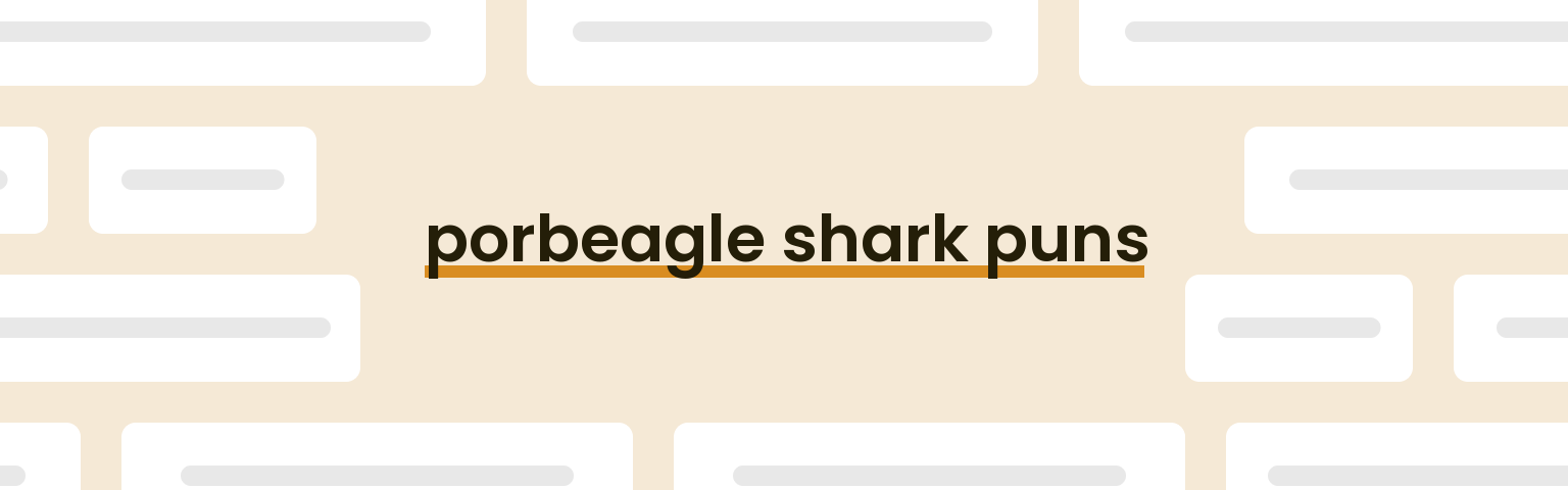 porbeagle-shark-puns