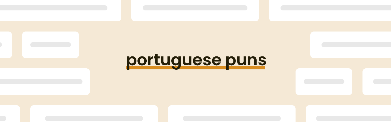 portuguese-puns