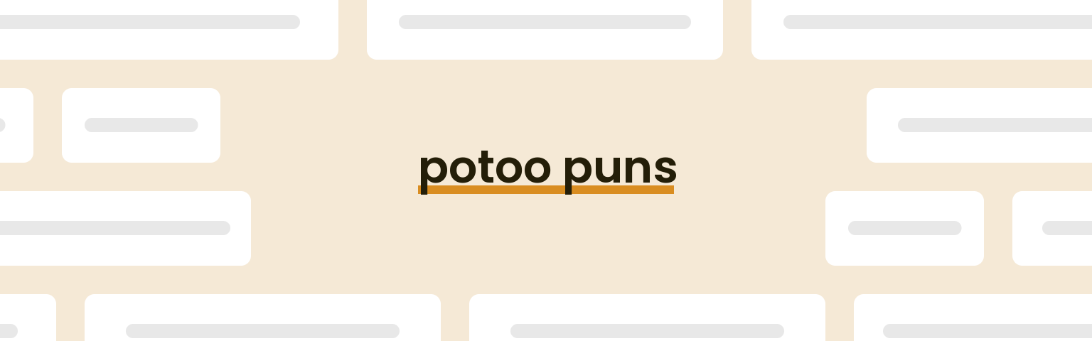 potoo-puns