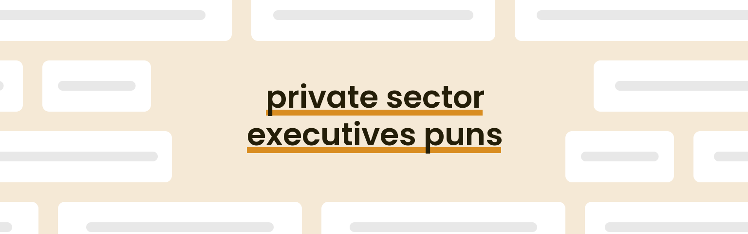 private-sector-executives-puns