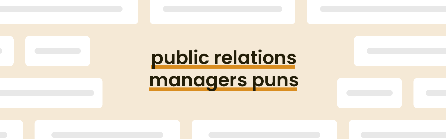 public-relations-managers-puns