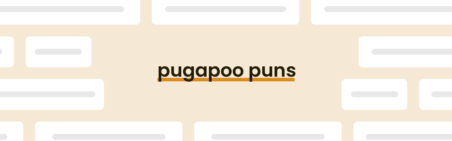 pugapoo-puns