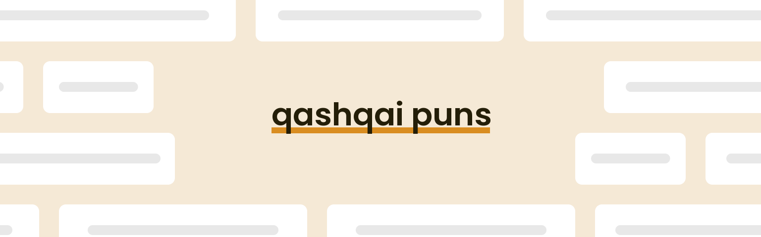 qashqai-puns