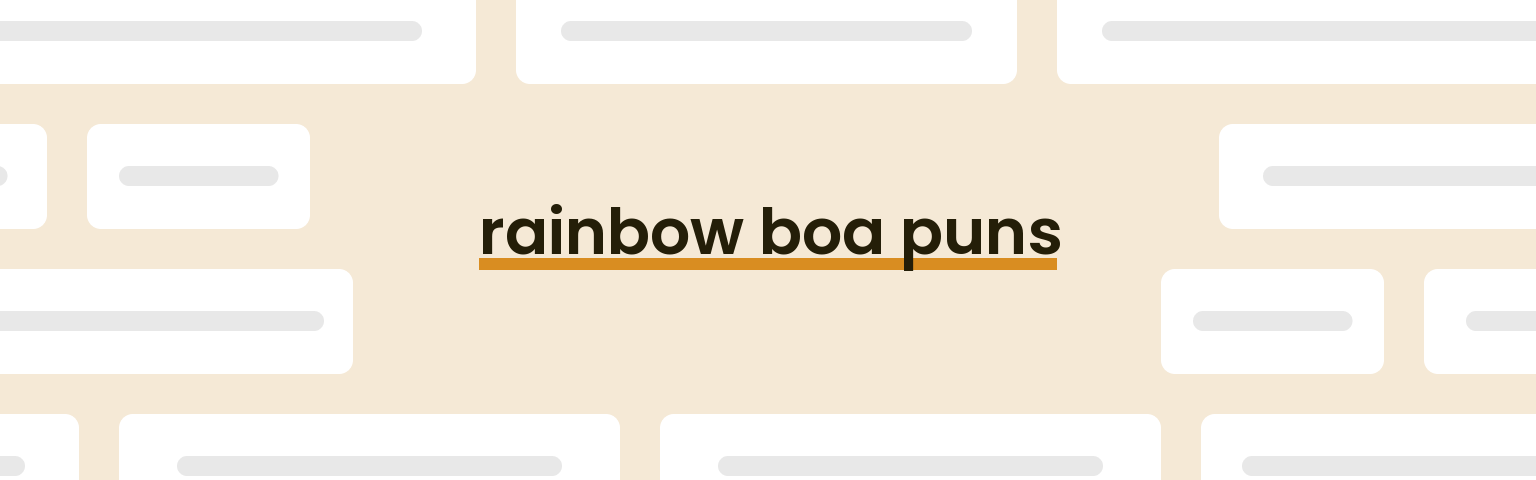 rainbow-boa-puns
