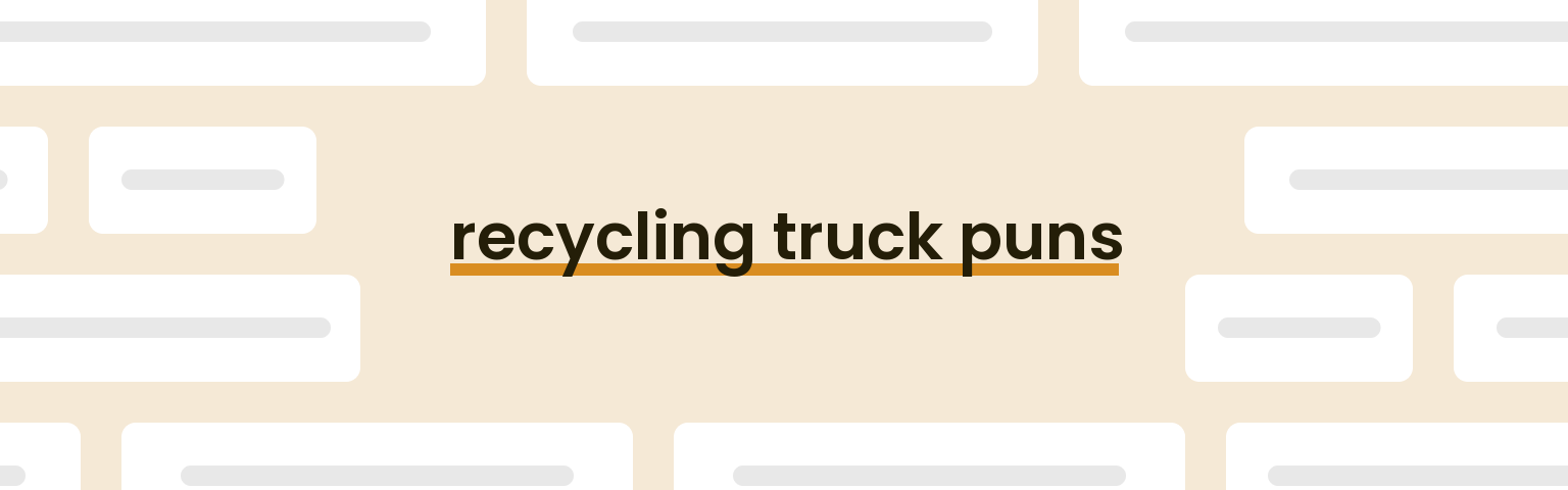 recycling-truck-puns