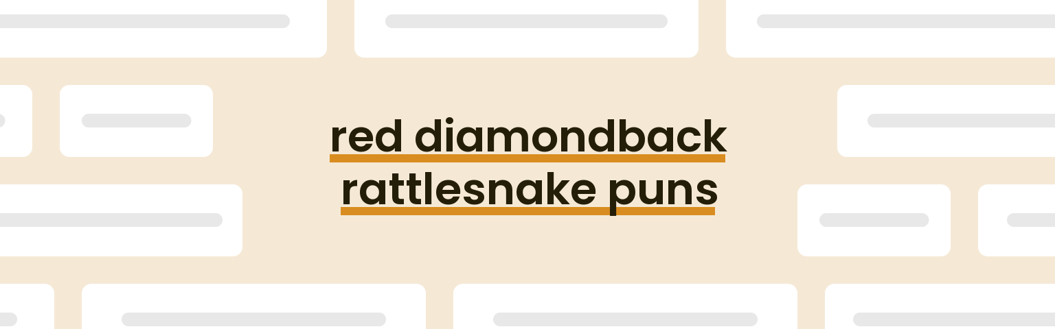 red-diamondback-rattlesnake-puns