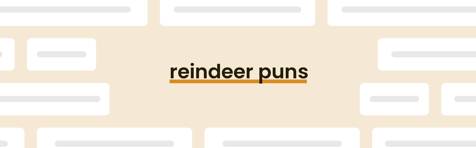 reindeer-puns