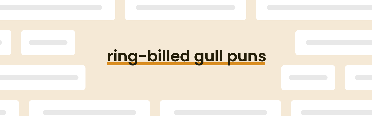 ring-billed-gull-puns