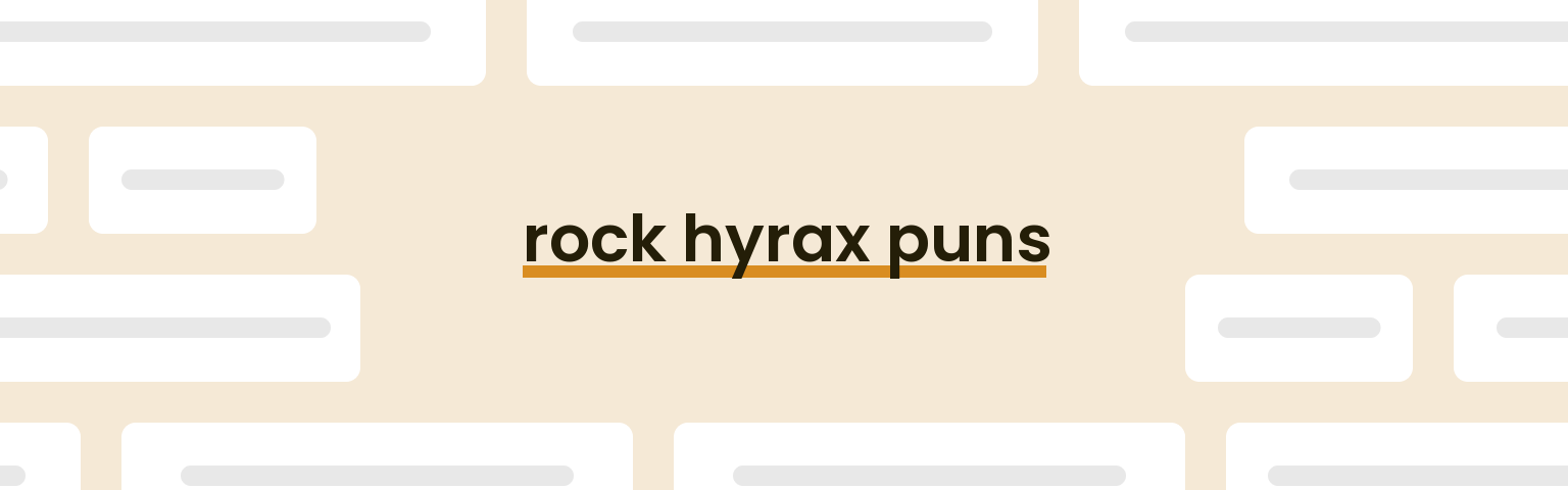 rock-hyrax-puns