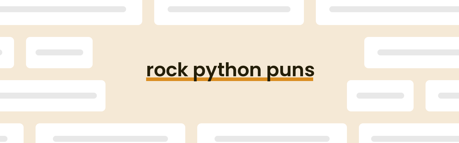 rock-python-puns