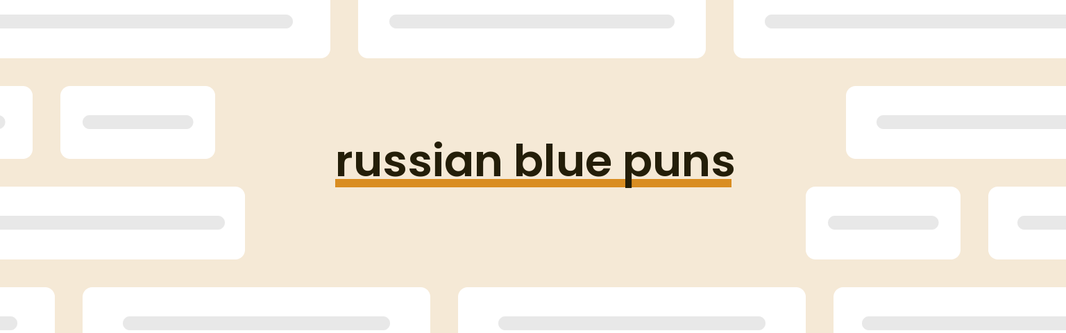 russian-blue-puns