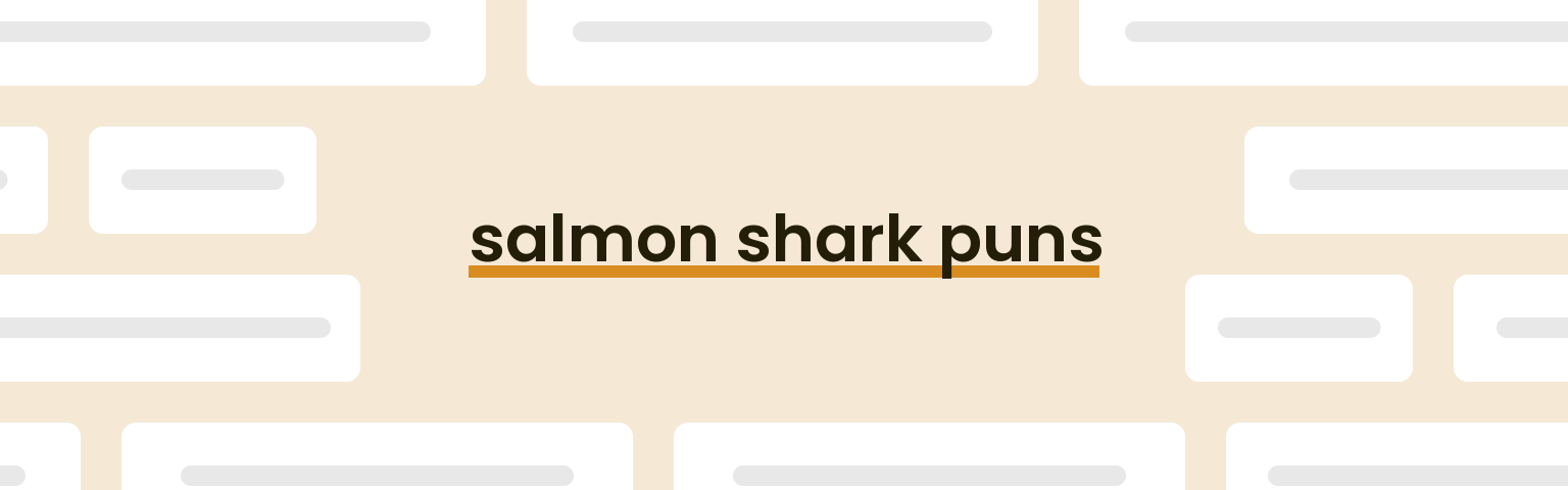 salmon-shark-puns