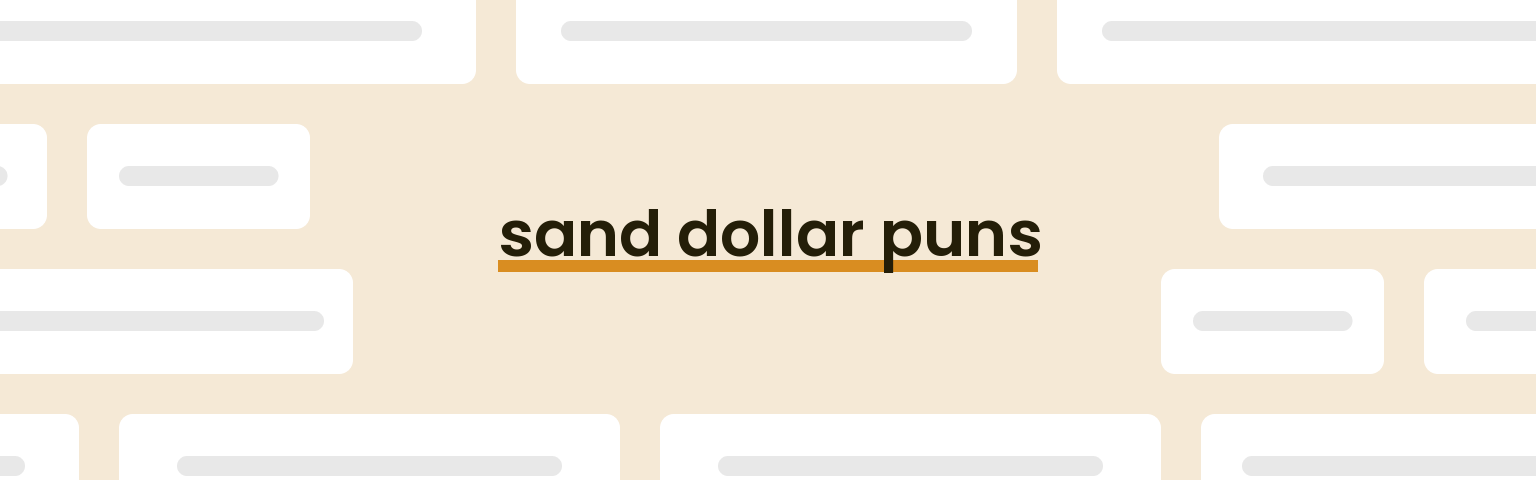 sand-dollar-puns