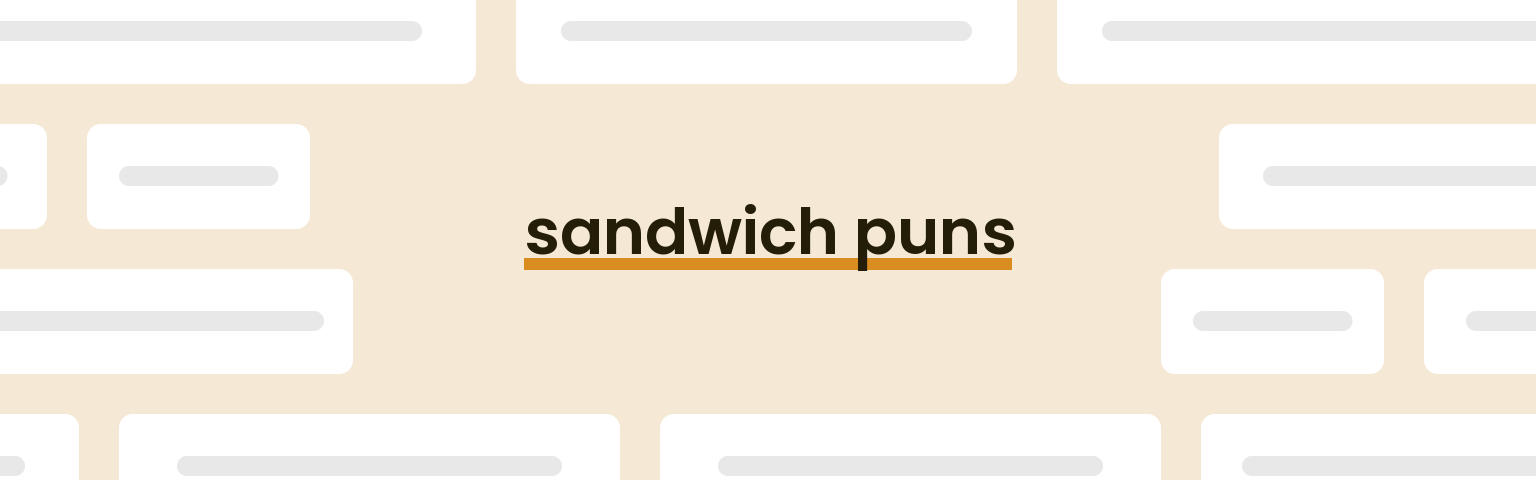 sandwich-puns