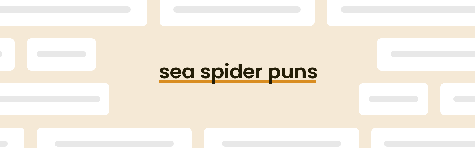 sea-spider-puns