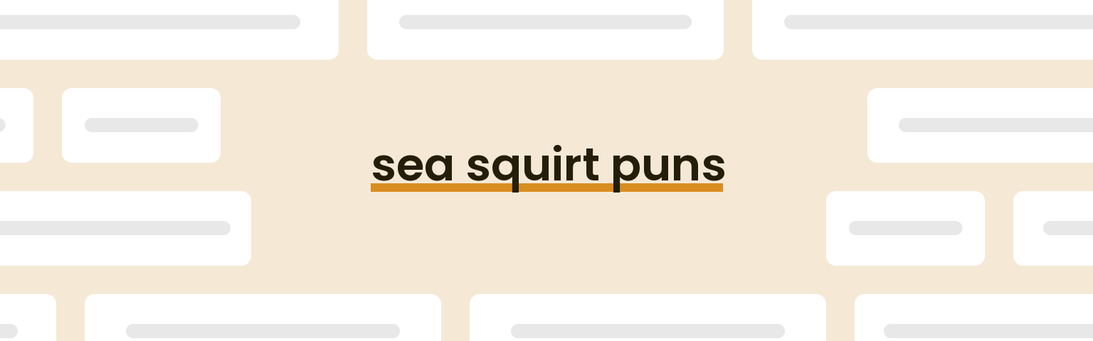 sea-squirt-puns