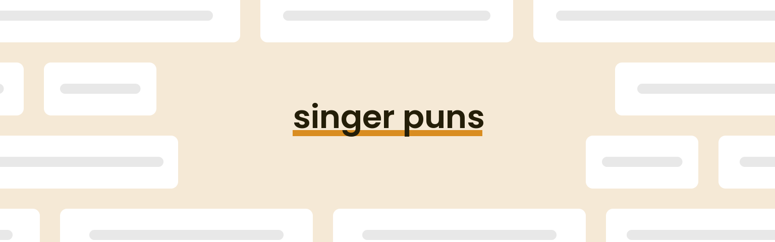 singer-puns