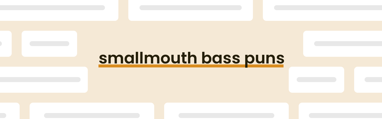 smallmouth-bass-puns