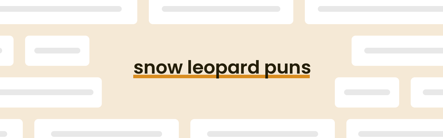 snow-leopard-puns