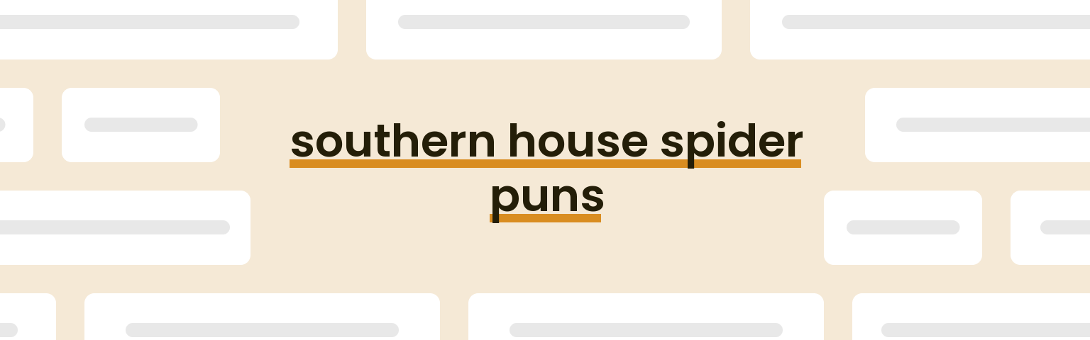 southern-house-spider-puns