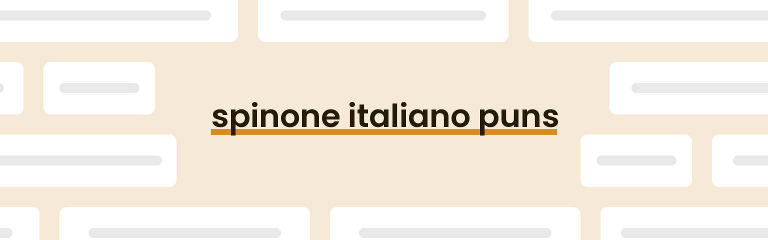 spinone-italiano-puns