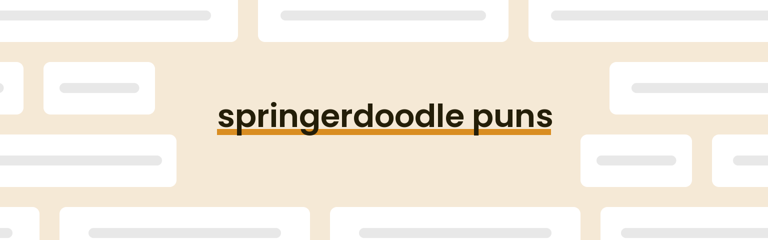 springerdoodle-puns