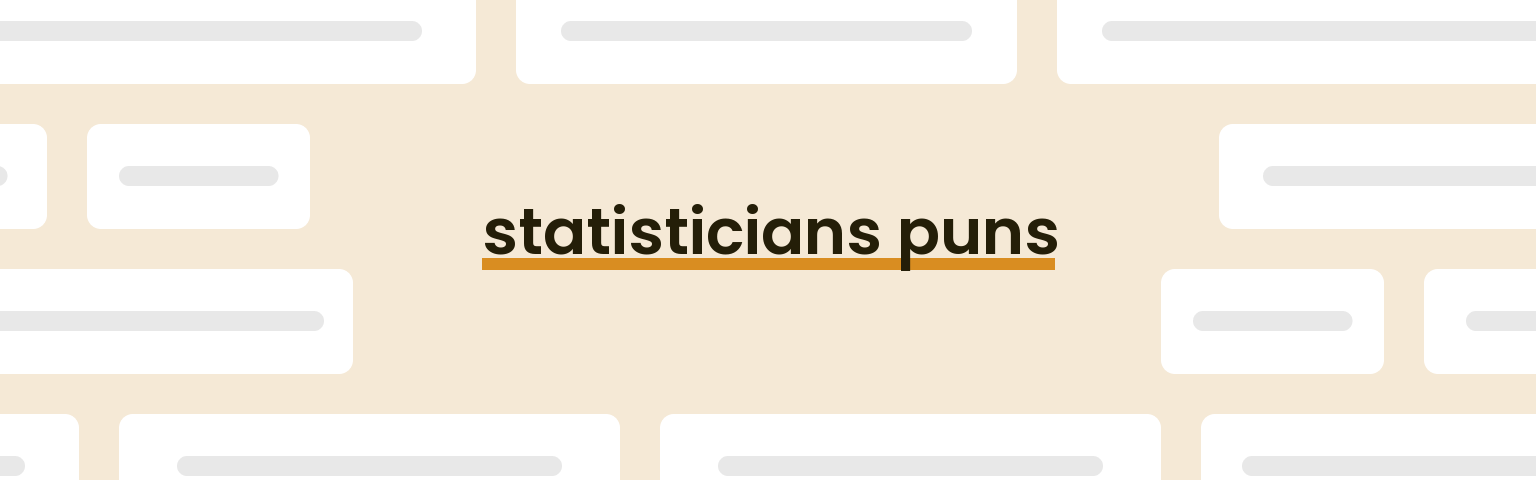 statisticians-puns