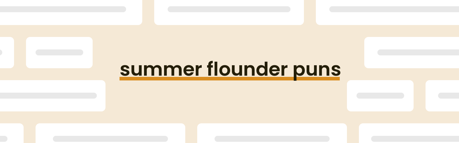 summer-flounder-puns