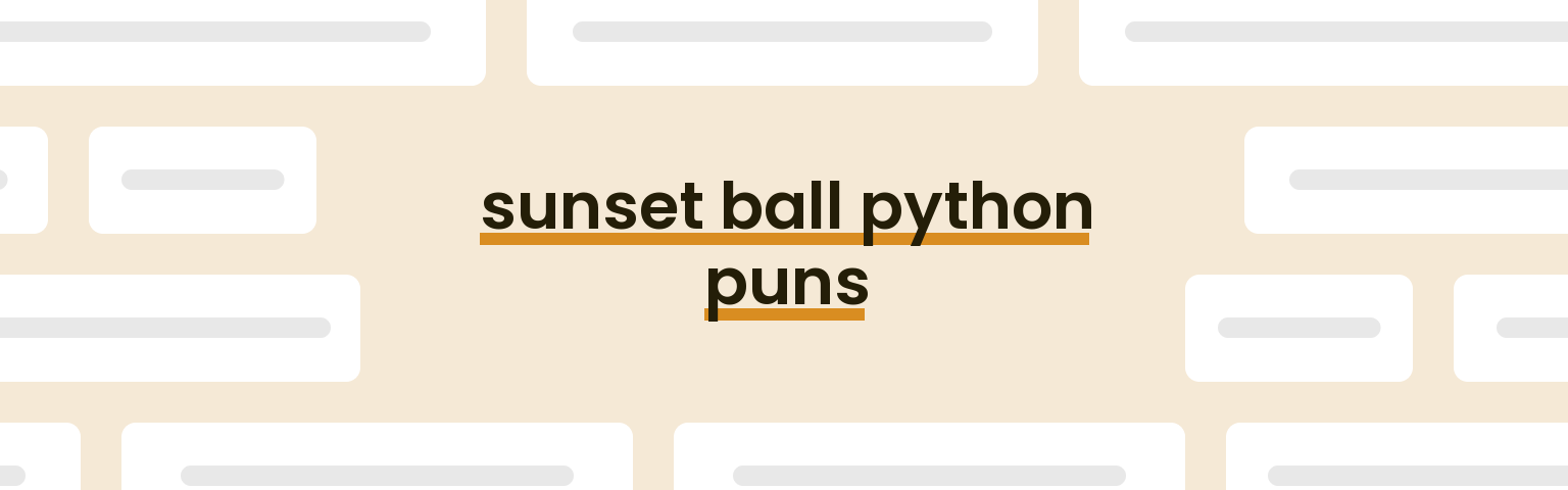 sunset-ball-python-puns