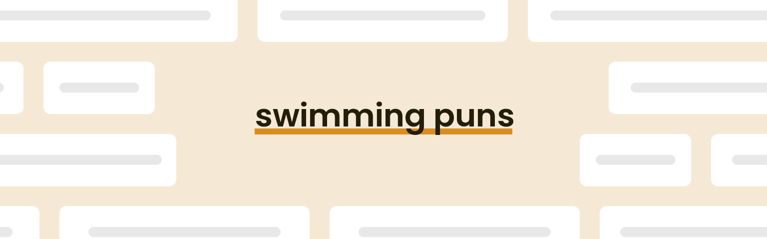 swimming-puns
