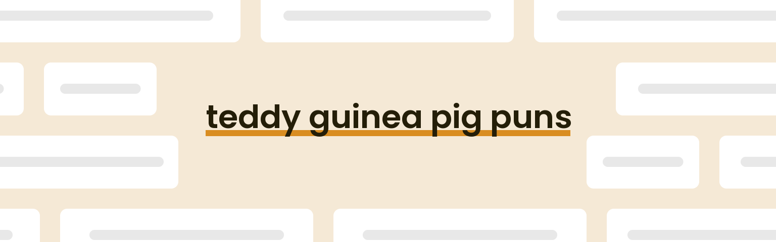 teddy-guinea-pig-puns