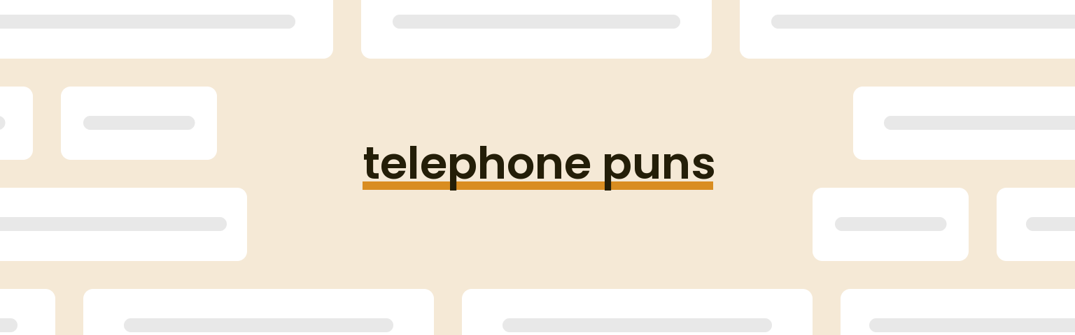 telephone-puns