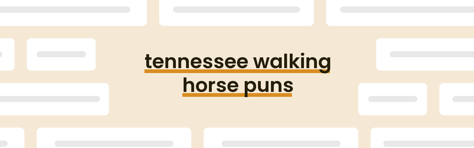 tennessee-walking-horse-puns