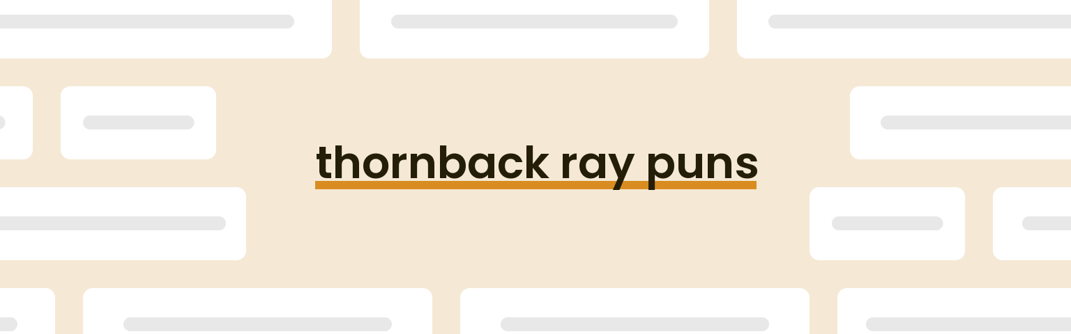 thornback-ray-puns