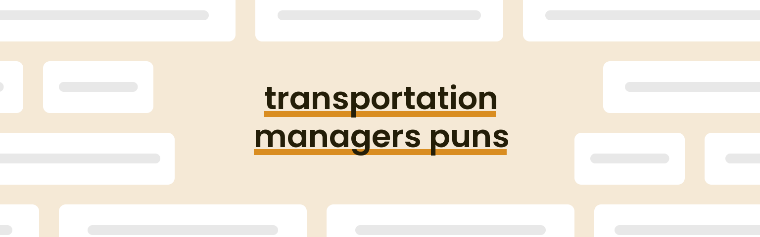 transportation-managers-puns