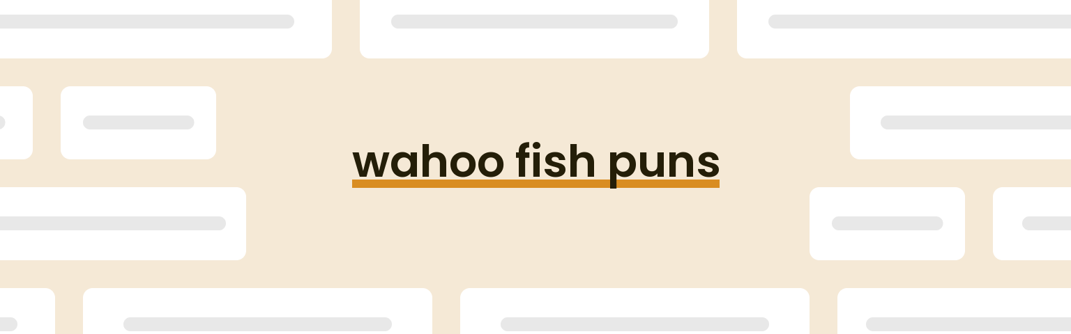 wahoo-fish-puns