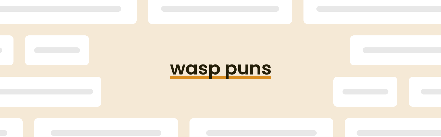 wasp-puns