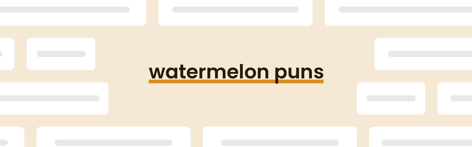 watermelon-puns