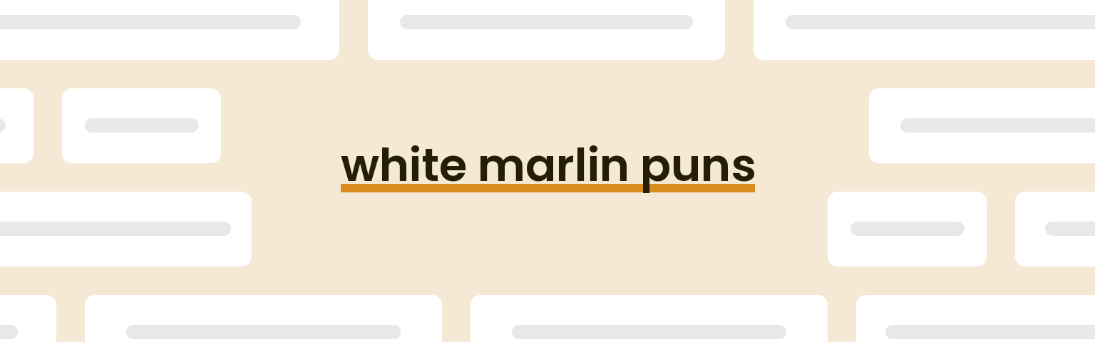 white-marlin-puns