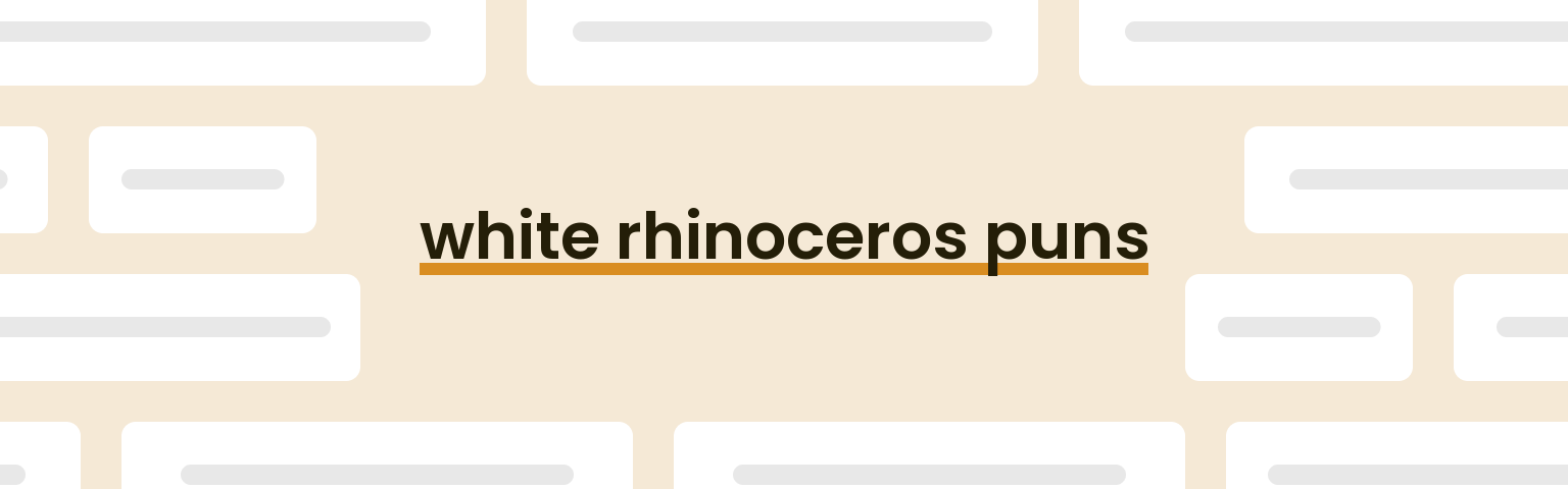 white-rhinoceros-puns