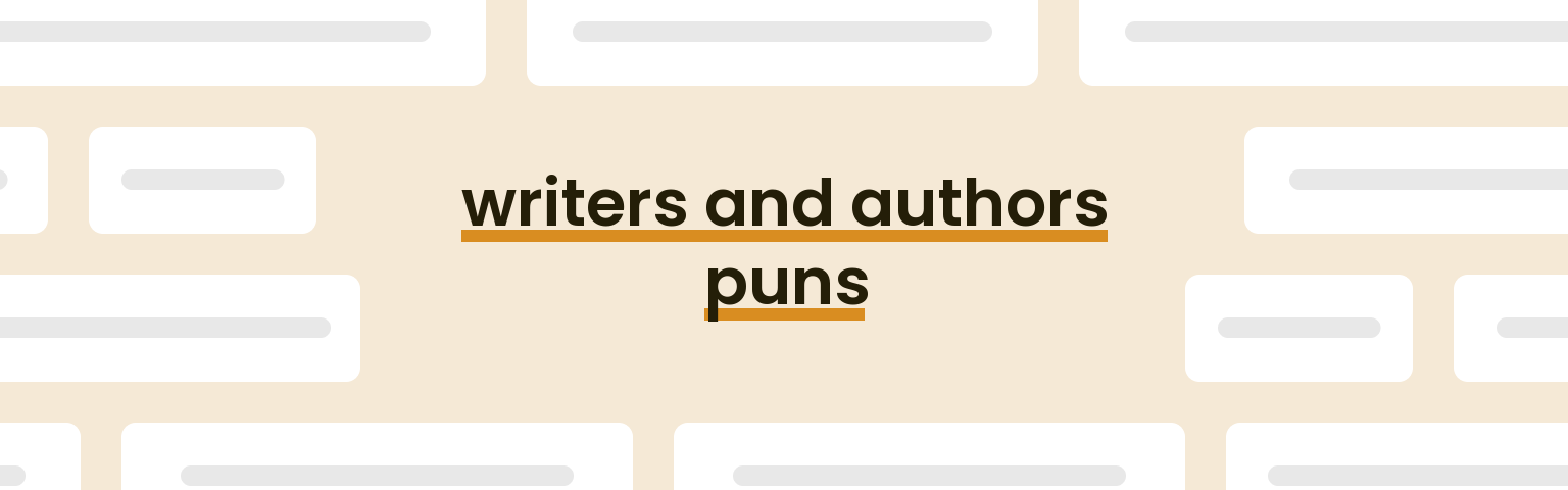 writers-and-authors-puns