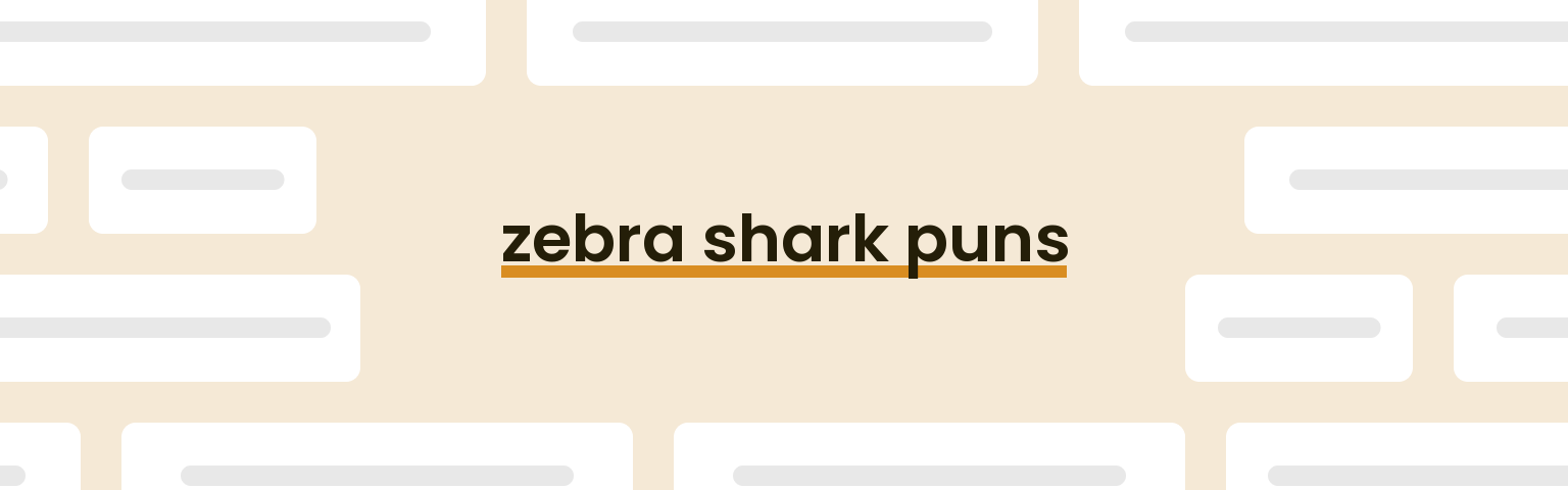 zebra-shark-puns